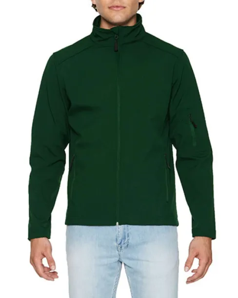  HAMMER UNISEX SOFTSHELL JACKET - Gildan Forest Green