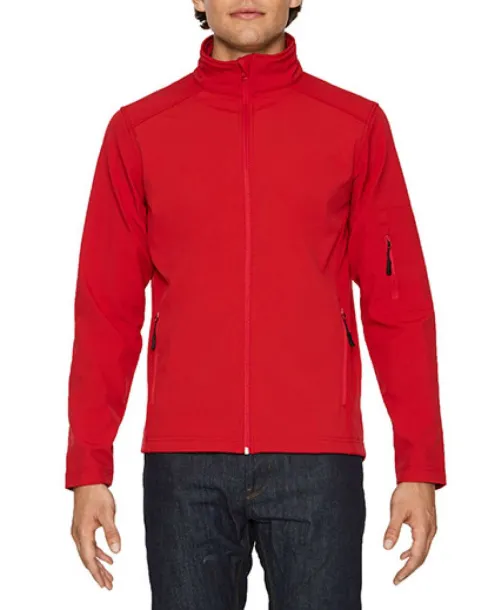  HAMMER UNISEX SOFTSHELL JACKET - Gildan Red