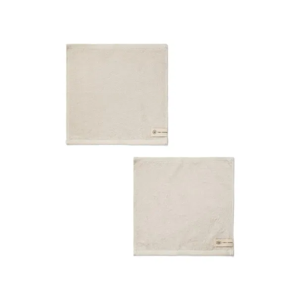  VINGA Birch ručnici 30x30, 450 g/m2 - Vinga Bijela 