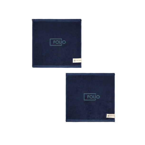  VINGA Birch ručnici 30x30, 450 g/m2 - Vinga blue, off white