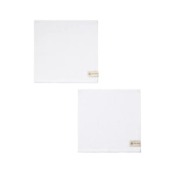  VINGA Birch ručnici 30x30, 450 g/m2 - Vinga Bijela