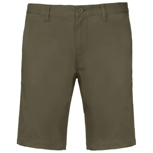  MEN'S CHINO BERMUDA SHORTS - Kariban Light Khaki