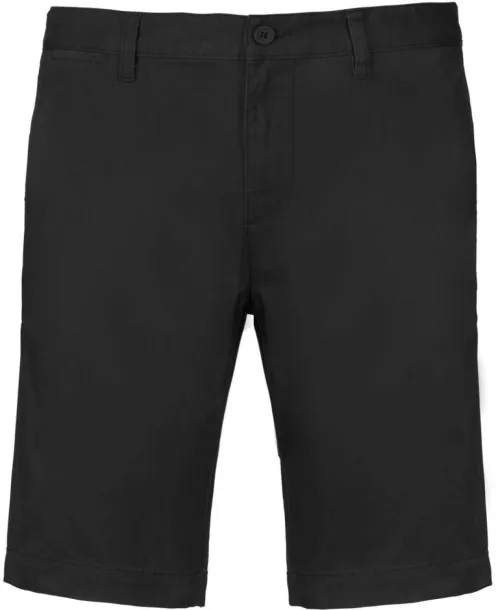  MEN'S CHINO BERMUDA SHORTS - Kariban Black