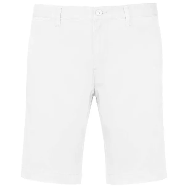  MEN'S CHINO BERMUDA SHORTS - Kariban White