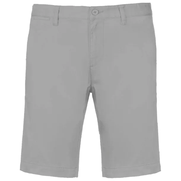  MEN'S CHINO BERMUDA SHORTS - Kariban Fine Grey