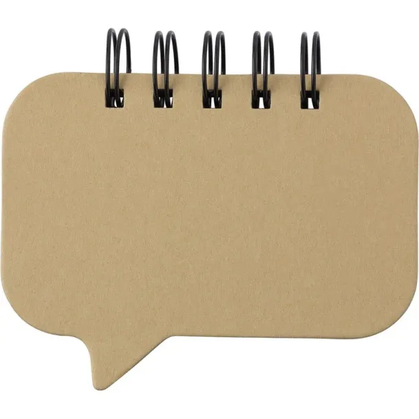  Memo holder, sticky notes brown