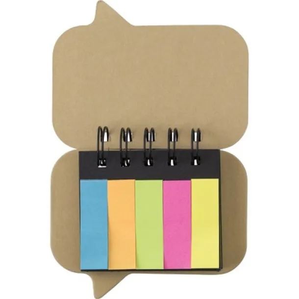  Memo holder, sticky notes brown