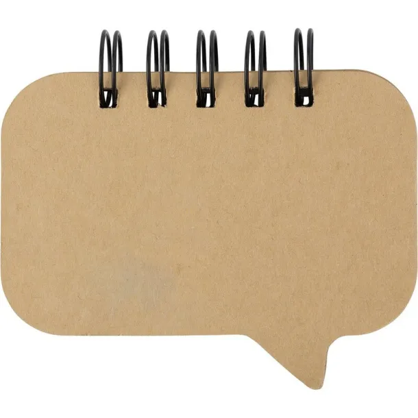  Memo holder, sticky notes brown