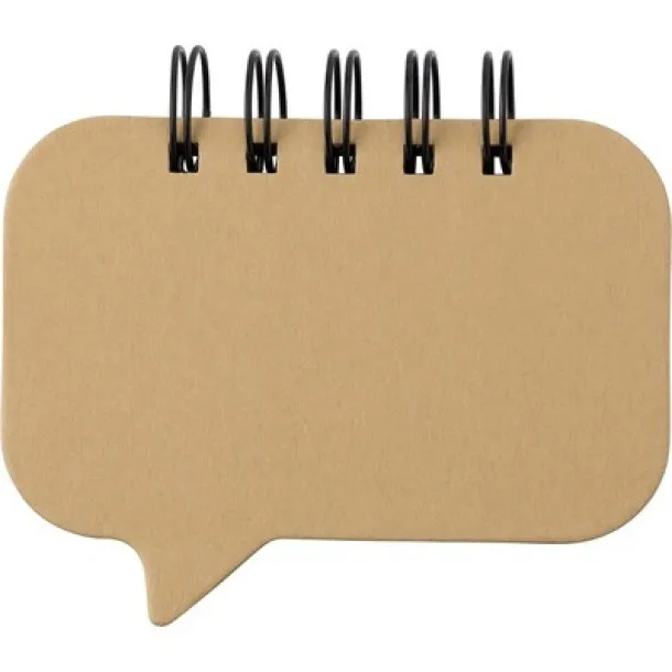  Memo holder, sticky notes brown