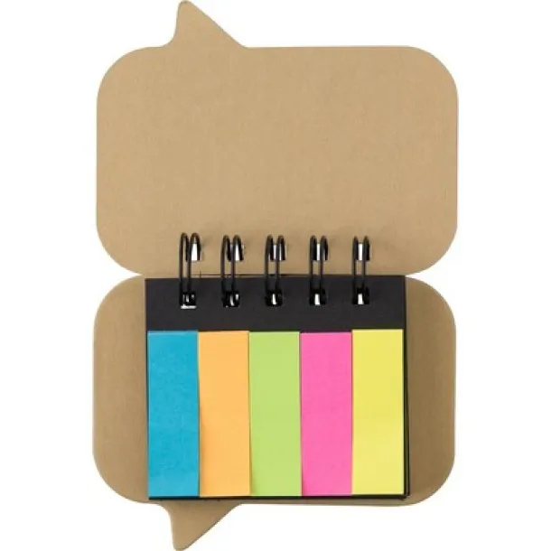  Memo holder, sticky notes brown