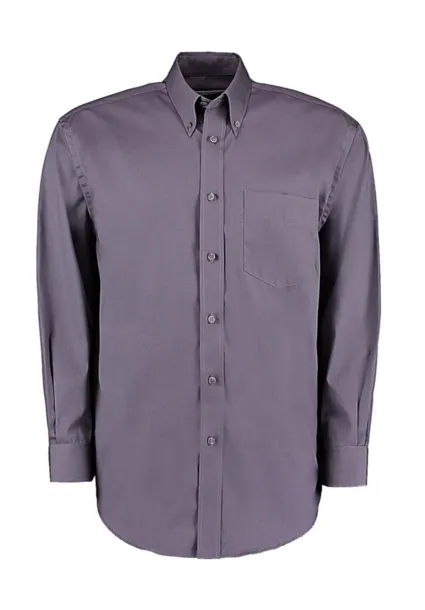  Classic Fit Premium Oxford Shirt - Kustom Kit Charcoal