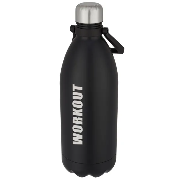 Cove 1.5 L vacuum insulated stainless steel bottle Solid black