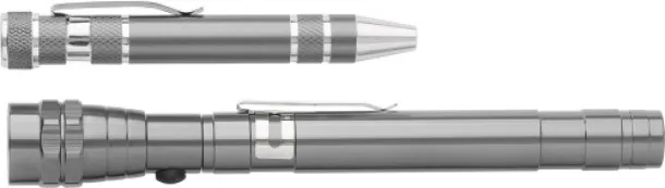 OLIVIA Aluminium 2-in-1 torch grey