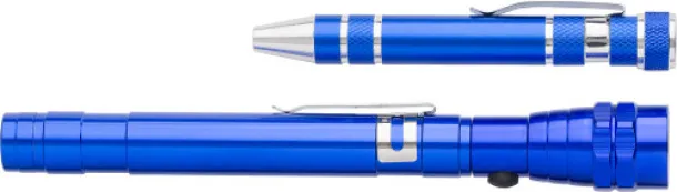 OLIVIA Aluminium 2-in-1 torch cobalt blue