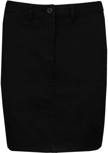  CHINO SKIRT - Kariban Washed Black