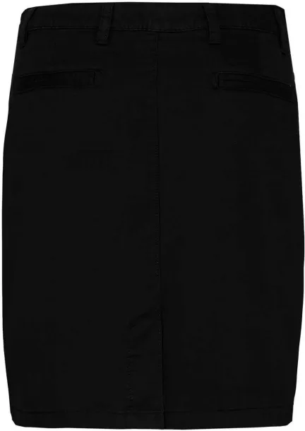  CHINO SKIRT - Kariban Washed Black