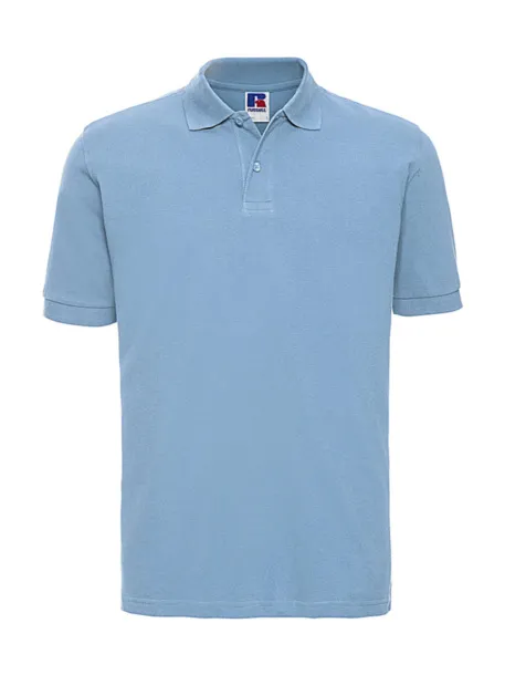  Men's Classic Cotton Polo - Russell  Sky