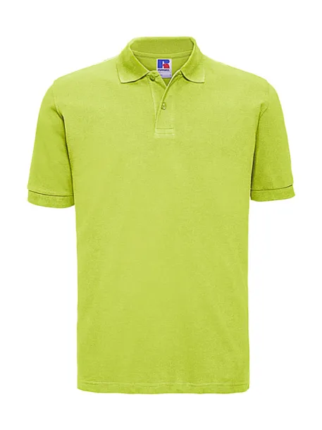  Men's Classic Cotton Polo - Russell  Lime