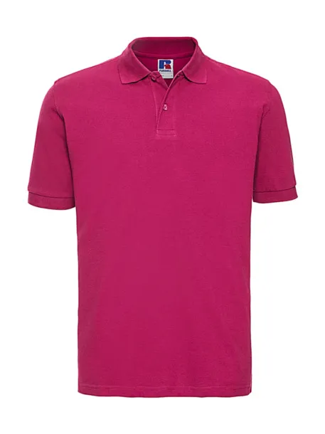  Men's Classic Cotton Polo - Russell  Fuchsia