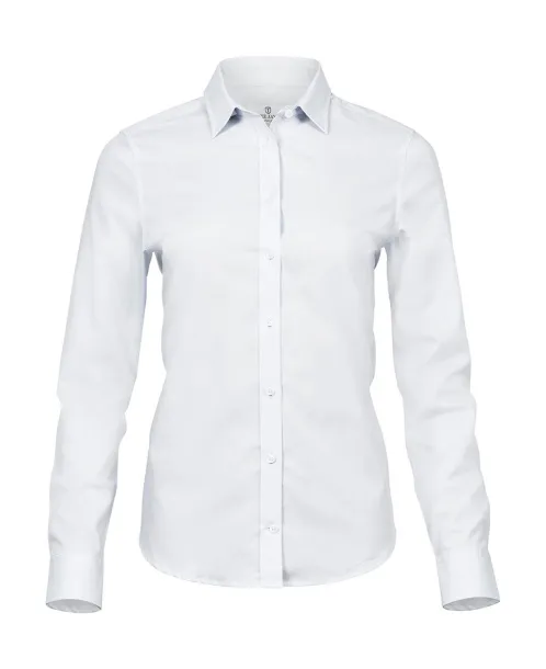  Ladies Stretch Luxury Shirt - Tee Jays Bijela