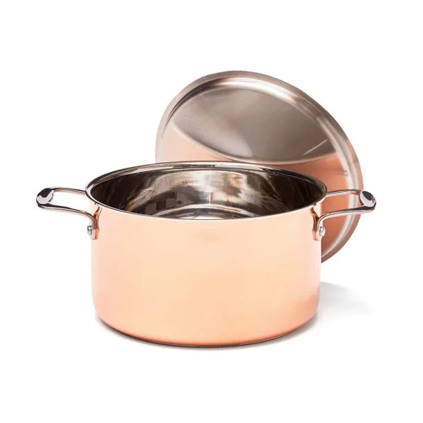  VINGA Baron copper saucepan - Vinga Brown 