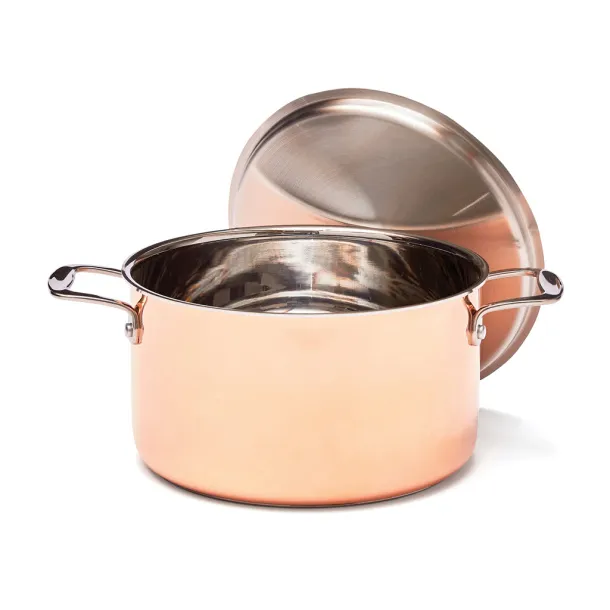  VINGA Baron copper saucepan - Vinga Brown 