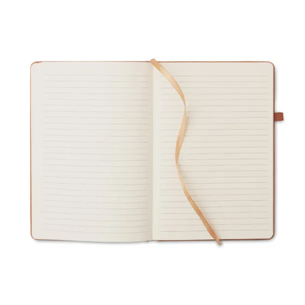 BAOBAB Recycled PU A5 lined notebook Brown