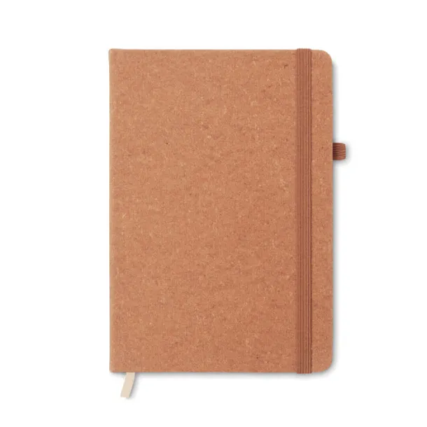 BAOBAB Recycled PU A5 lined notebook Brown