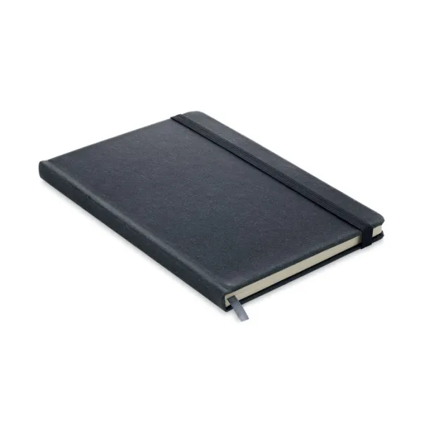 BAOBAB Recycled PU A5 lined notebook Black