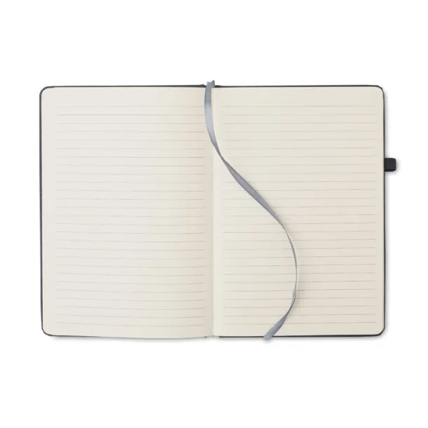 BAOBAB Recycled PU A5 lined notebook Black