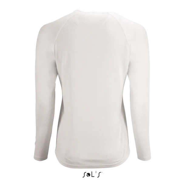  SOL'S SPORTY LSL WOMEN - LONG SLEEVE SPORTS T-SHIRT - SOL'S White