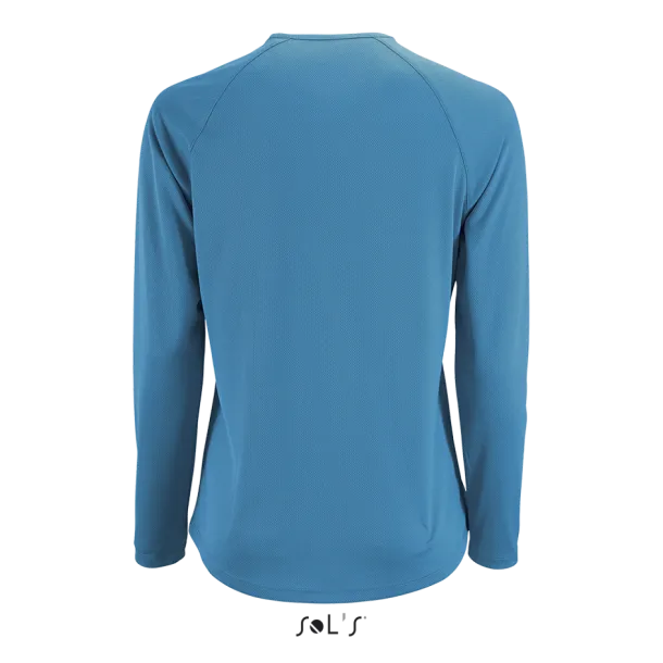  SOL'S SPORTY LSL WOMEN - LONG SLEEVE SPORTS T-SHIRT - SOL'S Aqua