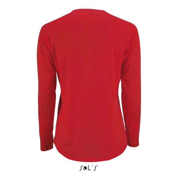  SOL'S SPORTY LSL WOMEN - LONG SLEEVE SPORTS T-SHIRT - SOL'S Red