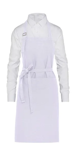  LISBON Organic Heavyweight Bib Apron with Pocket - SG Accessories - BISTRO (Ex JASSZ Bistro) Snowwhite