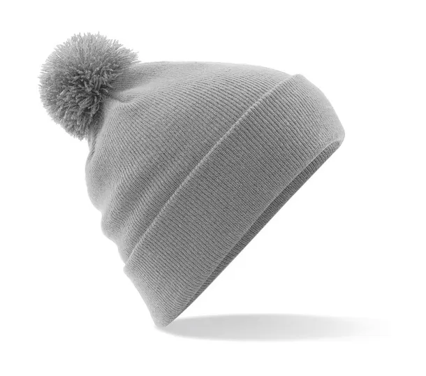  Original Pom Pom Beanie - Beechfield Light Grey