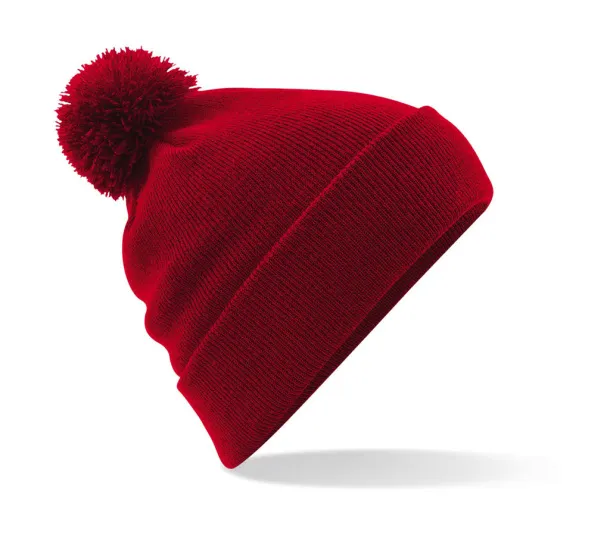  Original Pom Pom Beanie - Beechfield Klasična crvena