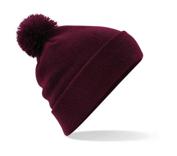  Original Pom Pom Beanie - Beechfield Burgundy