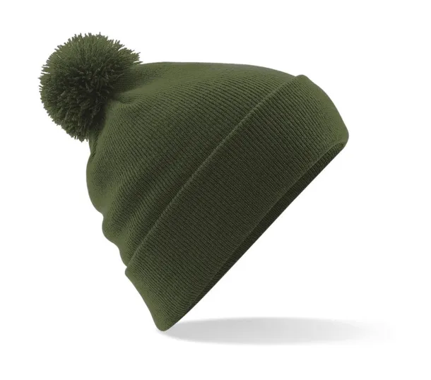  Original Pom Pom Beanie - Beechfield Moss Green