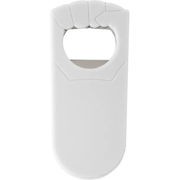  Bottle opener "fist" white