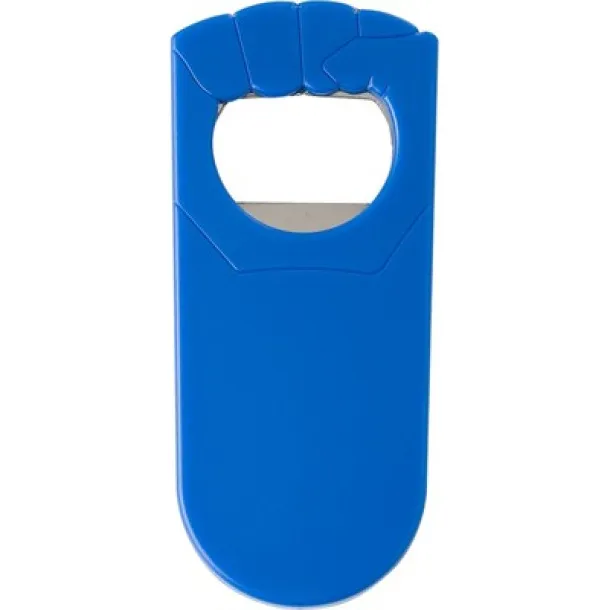  Bottle opener "fist" blue