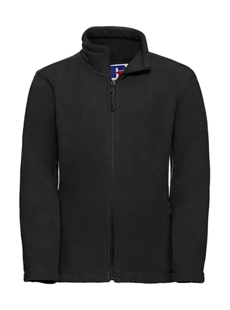  Kids Full Zip Outdoor Fleece - Russell  Black