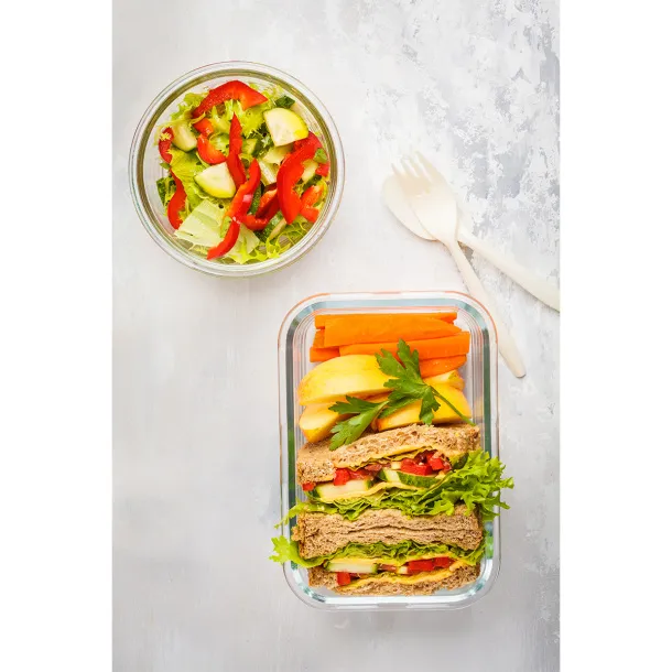 DELECT 900 ml lunch box Transparent