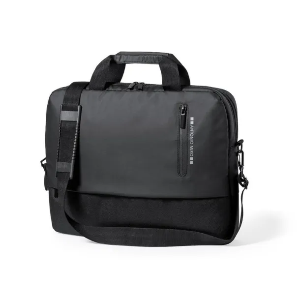  RPET 15" laptop and 10" tablet bag Antonio Miro black