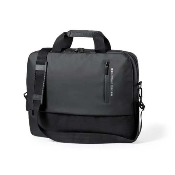  RPET 15" laptop and 10" tablet bag Antonio Miro black