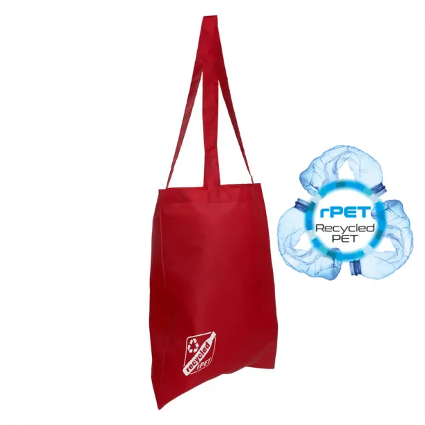  RPET shopping bag Crvena