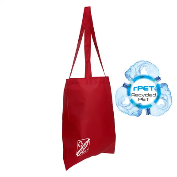  RPET shopping bag Crvena