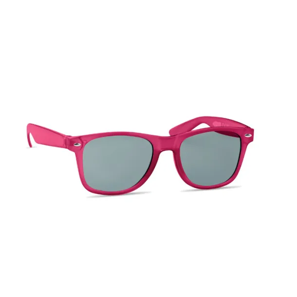 MACUSA Sunglasses in RPET transparent fuchsia