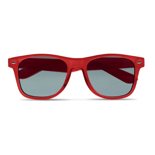 MACUSA Sunglasses in RPET transparent red