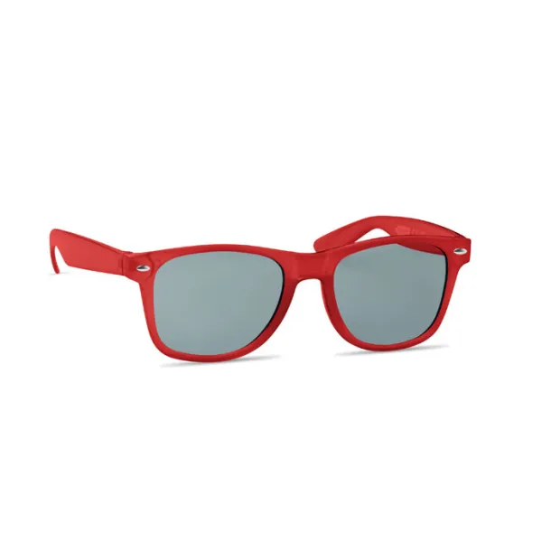 MACUSA Sunglasses in RPET transparent red