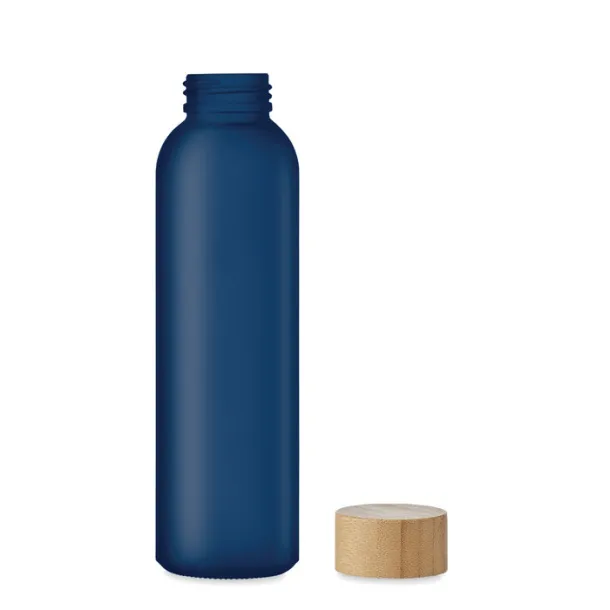 ABE Frosted glass bottle 500ml transparent blue